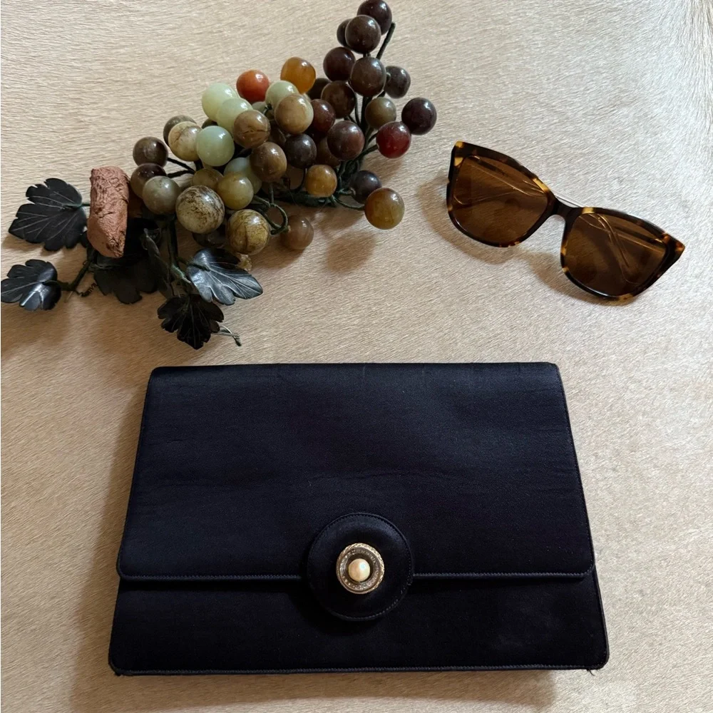 Nettie Rosenstein silk clutch-collectable